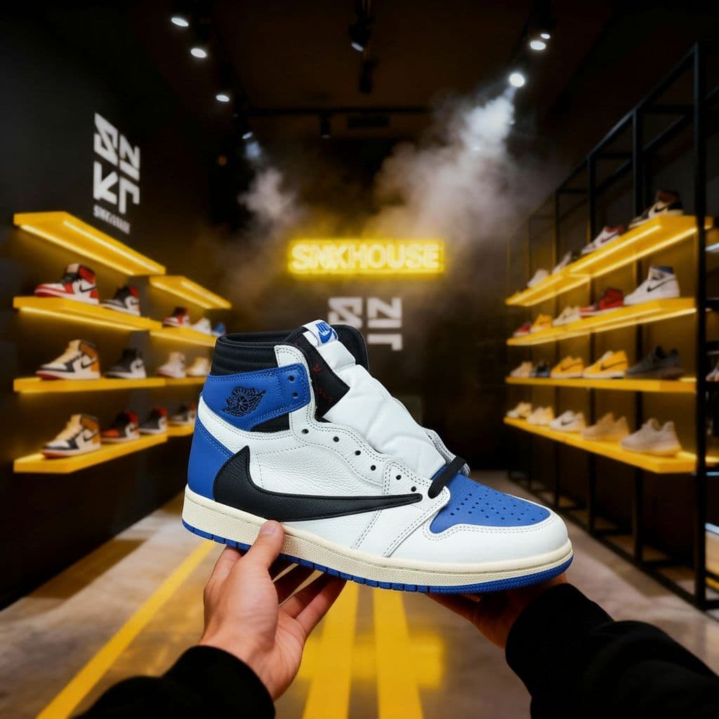 Nike Air Jordan 1 High Travis Scott x Fragment