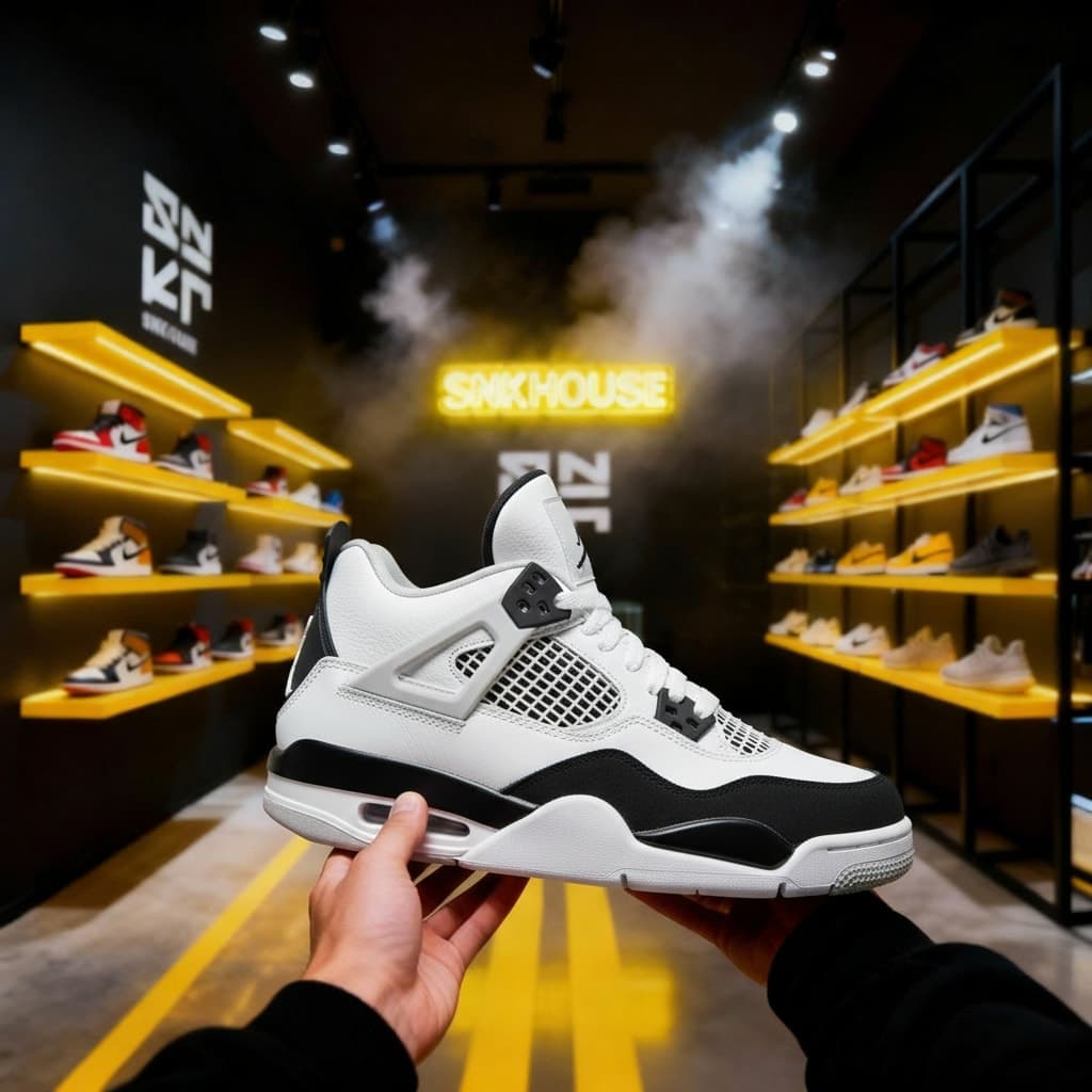 Nike Air Jordan 4 Military Black